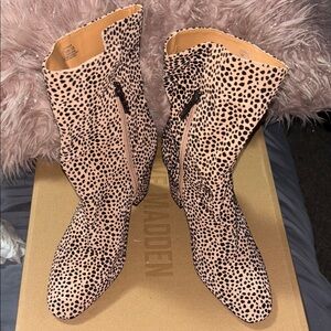Jessica Simpson Women's Leopard Print Boots